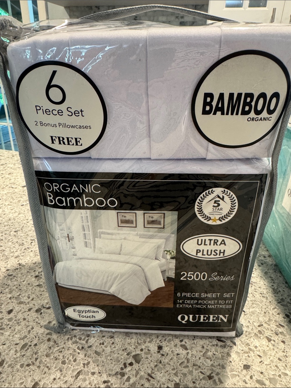 BAMBOO Ultra Plush White Queen 6-Piece Sheet Set